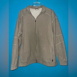 vintage columbia vertex full zip fleece jacket with pockets and detail stitching